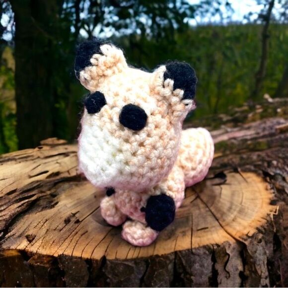 Jason’s Creations l Hand-crocheted l Amigurumi l Foxy Fox l Tan/White l 4” l New - Picture 10 of 10